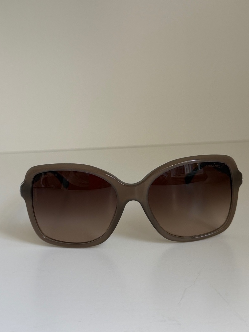 AUTHENTIC Chanel Sunglasses Taupe
